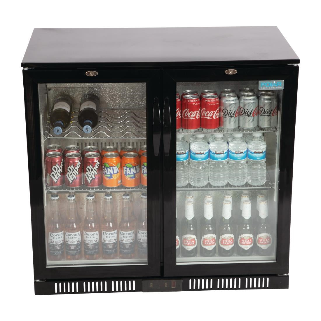 Polar G-Series Back Bar Cooler with Hinged Doors 198Ltr GL012-A