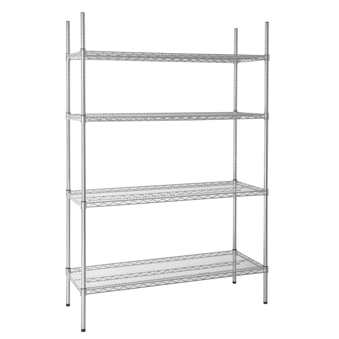 Vogue Flat Pack 4 Shelf Unit - 1220x460x1830mm L928