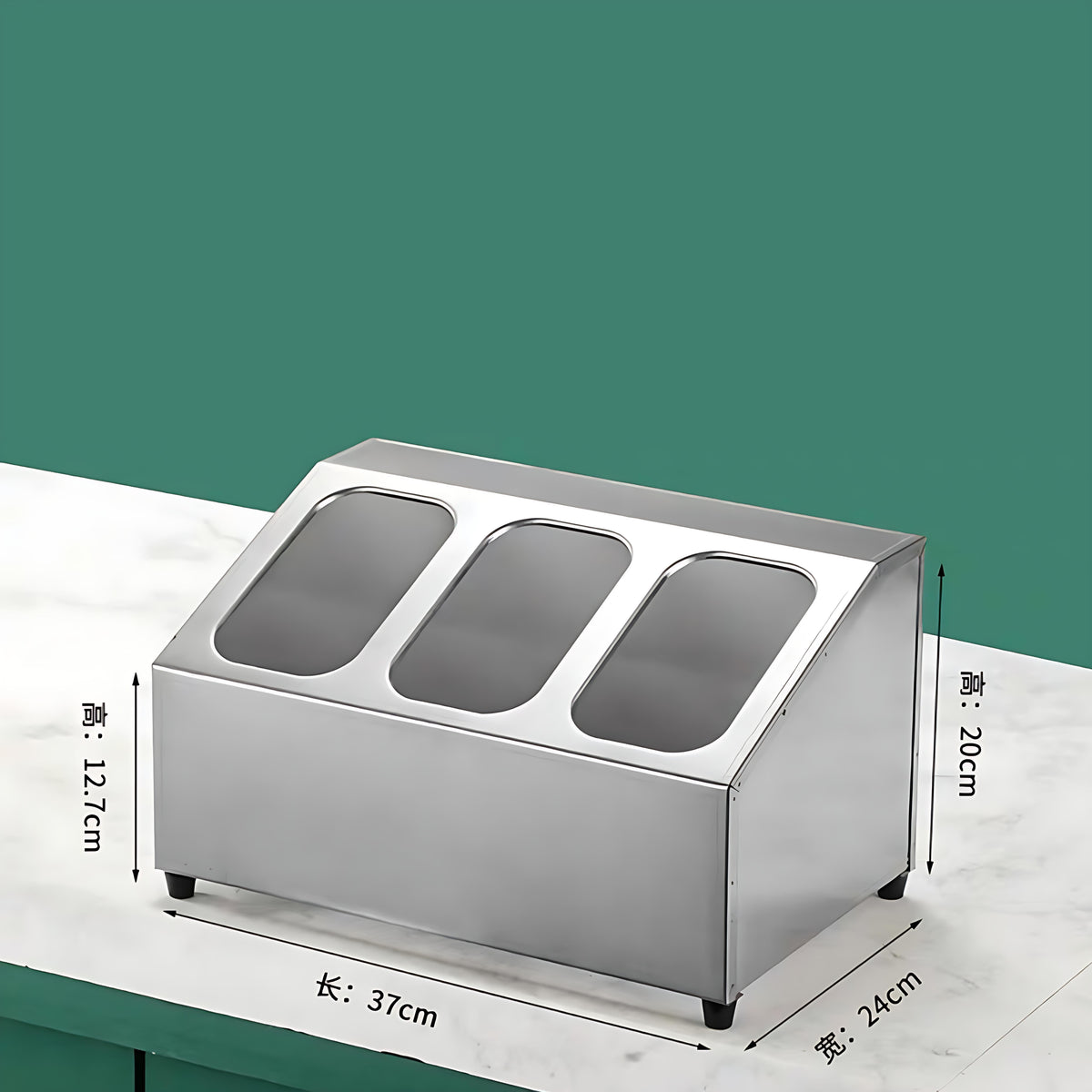Gastronorme Pan Rack - S/S - 1/6 / 1 Row / 3 Grids