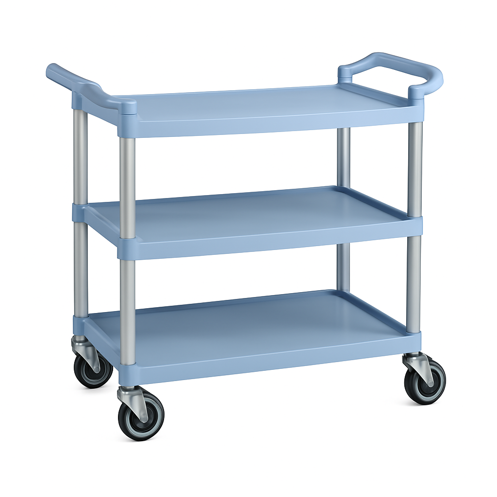 Serving Trolley - Small - 3 Tiers -Grey - 820mm*410mm*930mm