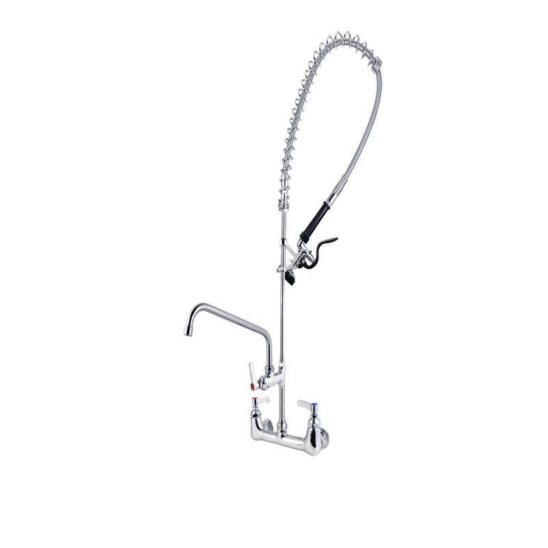 Commercial Faucet with Pre-Rinse Sprayer - 1080*420*355mm Wall-Mounted