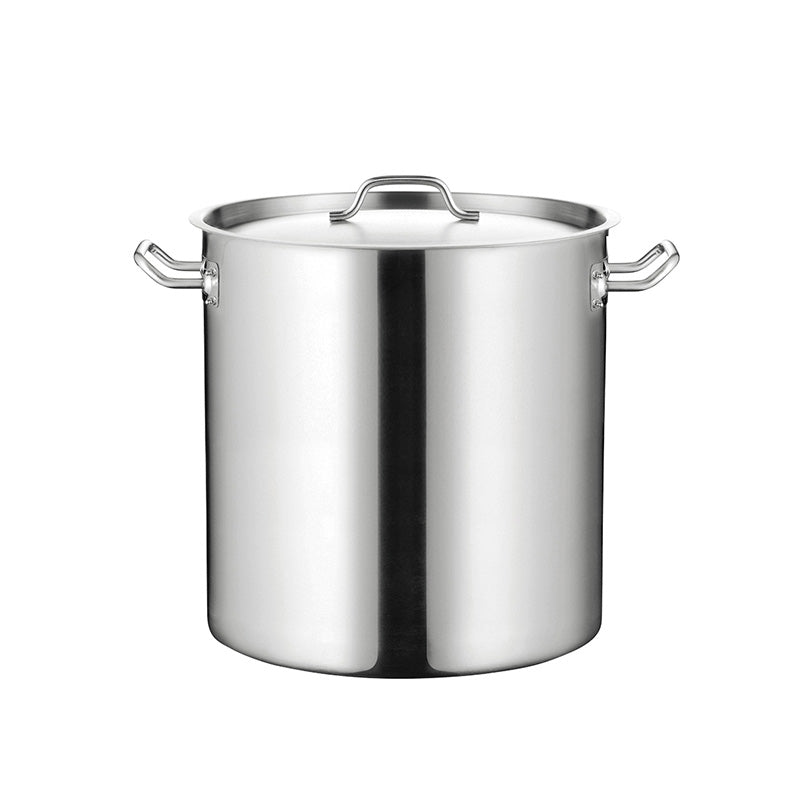 Stock Pot - (03) - IH - S/S 304 Stainless Steel - 12L - 250(˜)*250(H)mm