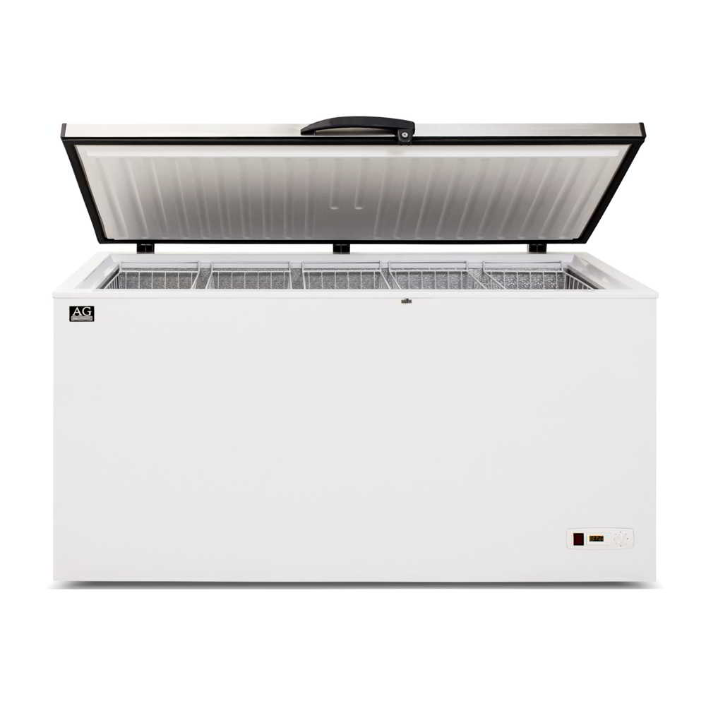 AG Stainless Lid Chest Freezer - 450 Litres BD550S