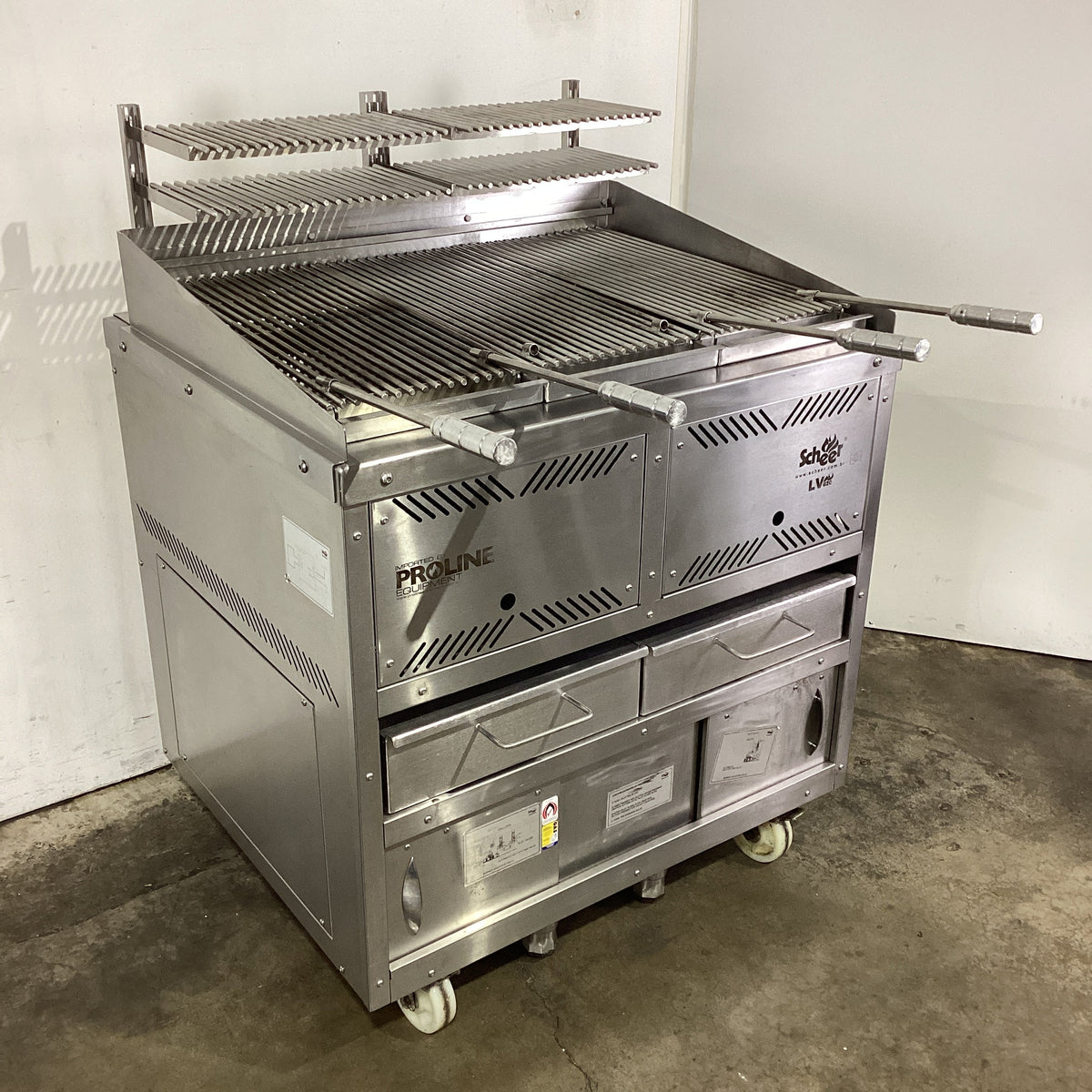 Scheer Proline LV620 Lava Rock Char Grill