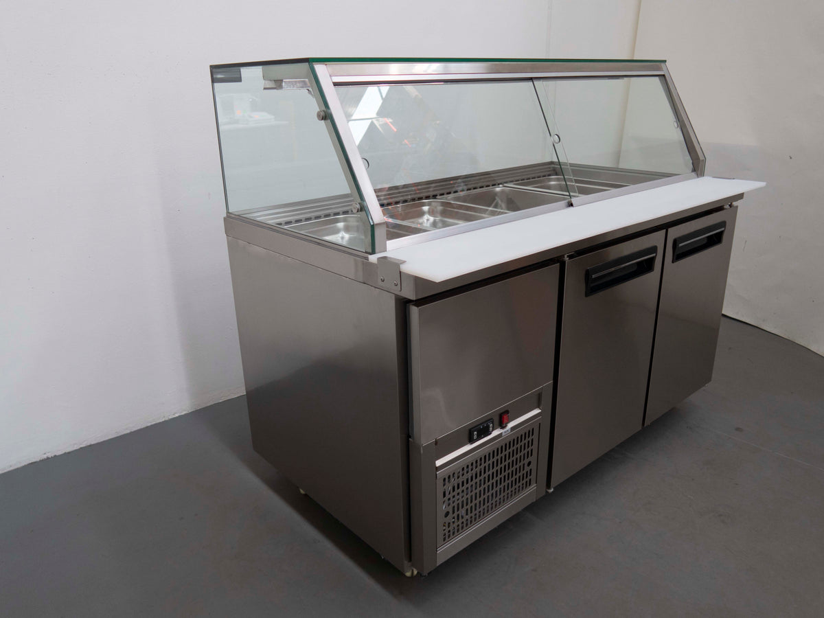 FED PG150FA-YG Sandwich Prep Fridge