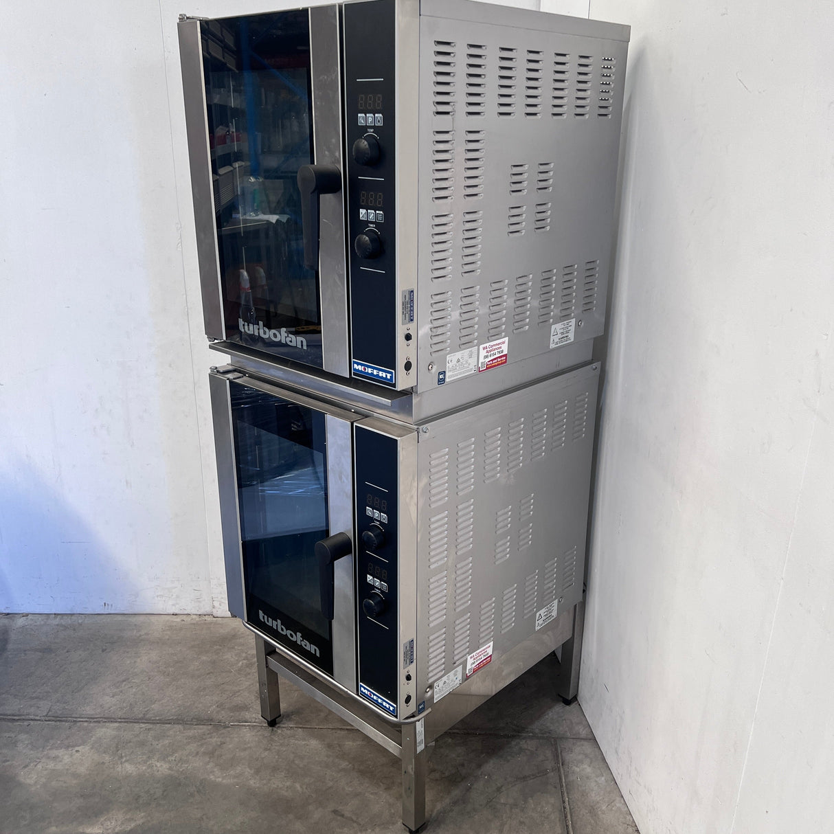 Turbofan E33D5 10 Tray Double Stack Convection Ovens