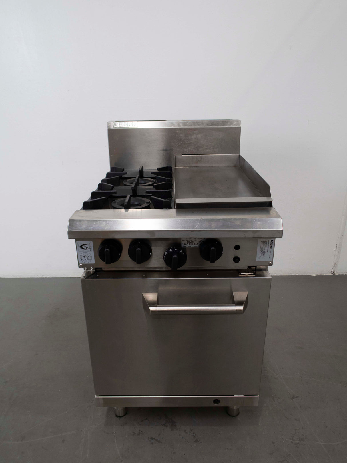 Luus RS-2B3P Griddle/Oven Combo