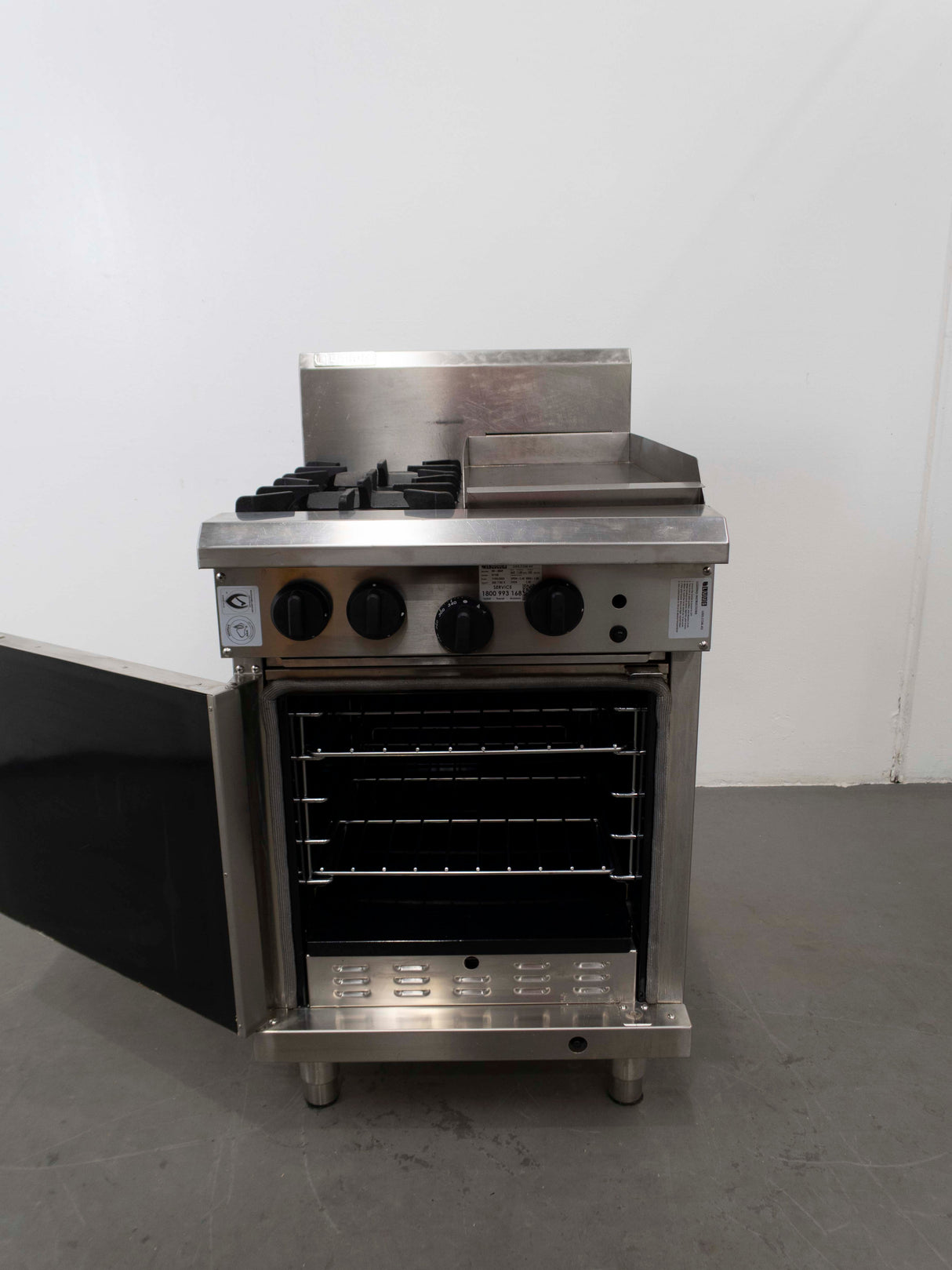 Luus RS-2B3P Griddle/Oven Combo