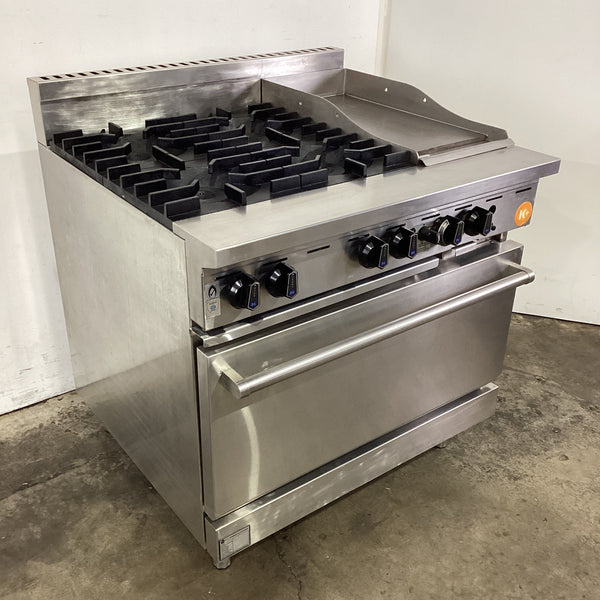 B&S KOV-SB4-GRP3 4 Burner Range Oven