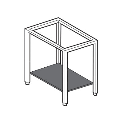 BARON Stainless Steel Stand with Shelf (M80).