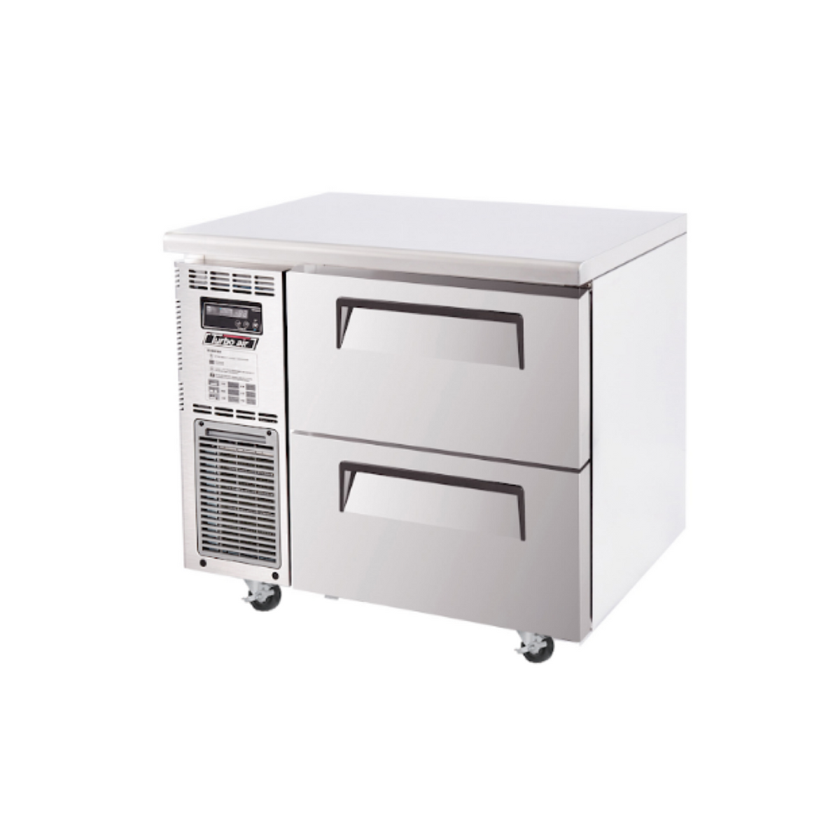 Turbo Air 2 Drawer Undercounter Freezer 900mm KUF9-2D-2-N - Whisk Hospitality - KUF9-2D-2-N