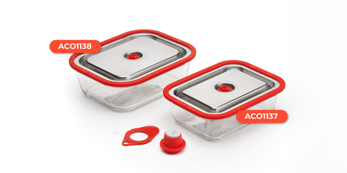 Magic Vac 1.25L GLASS CONTAINER COMPLETE ACO 1137