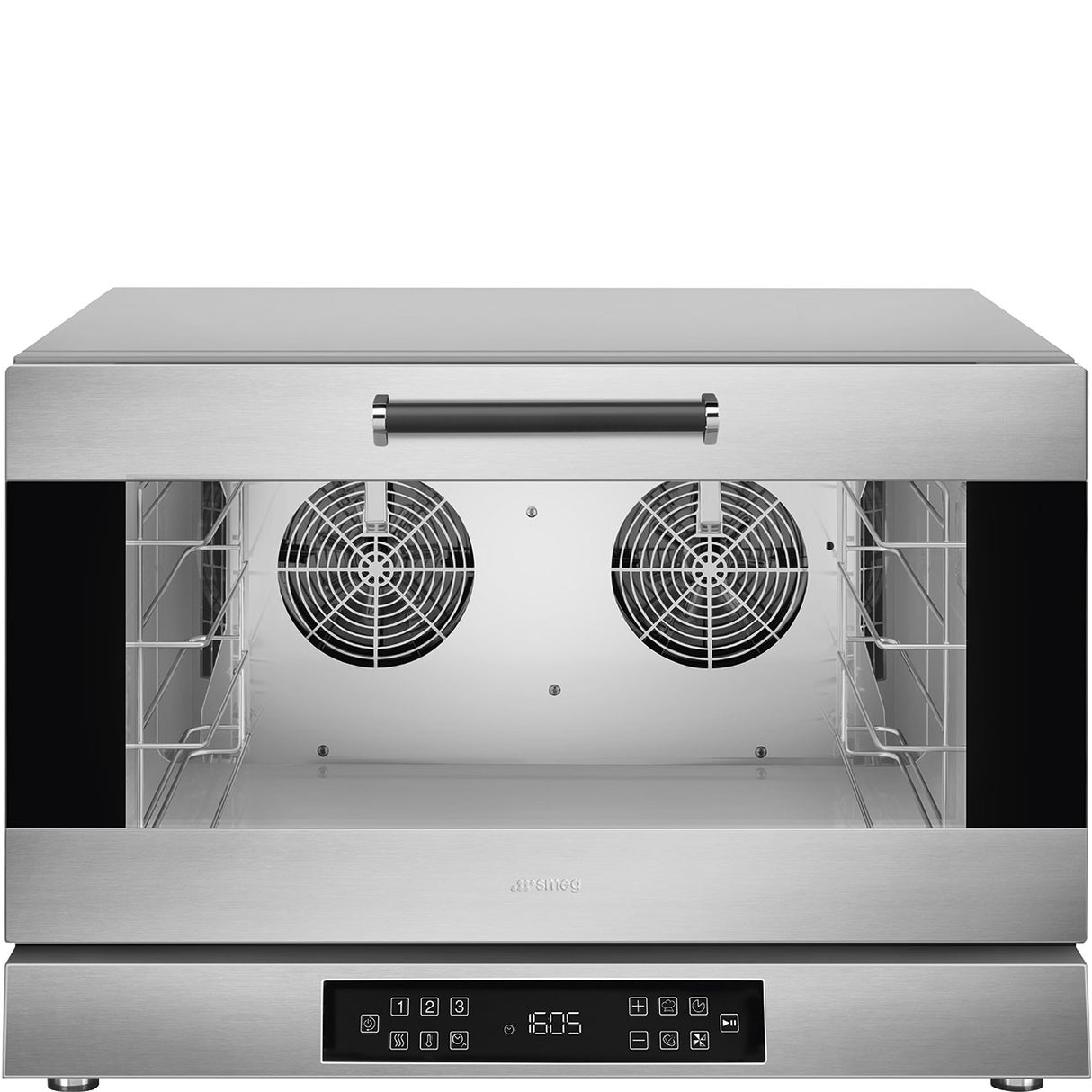 SMEG ALFA420E1HDS Humidified convection oven with side opening door - Three phase (single phase optional) Electronic controls 4 tray