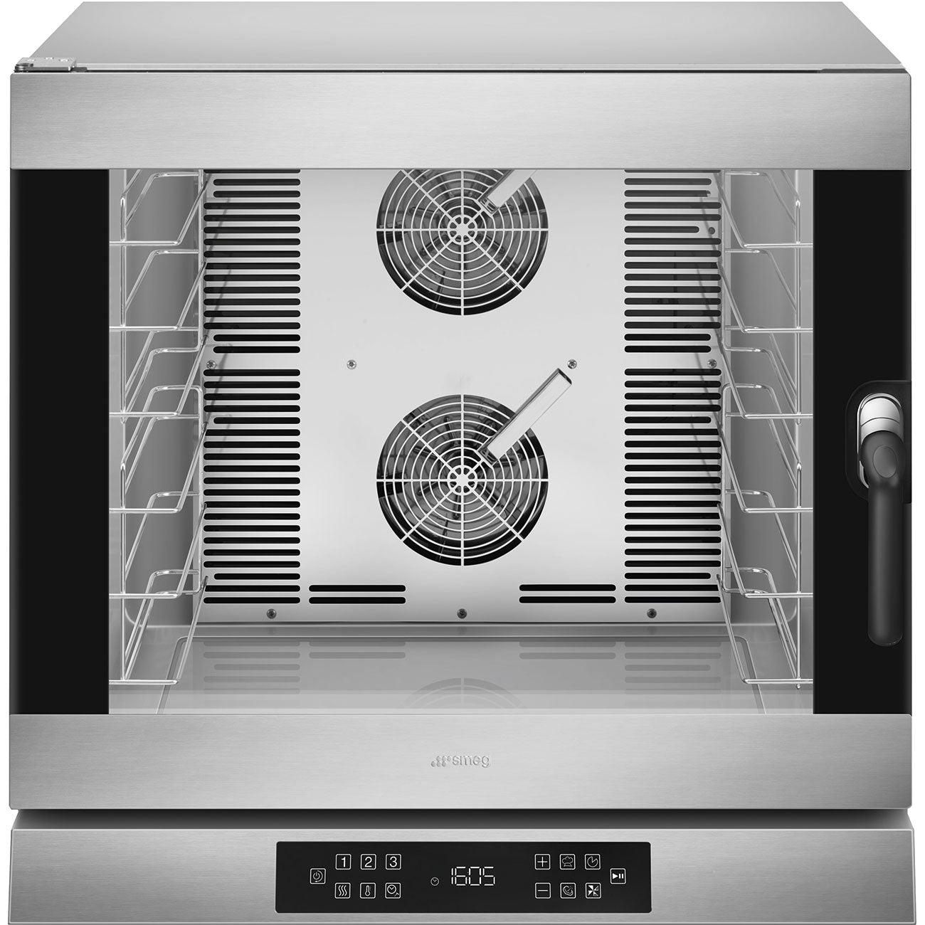 SMEG ALFA625E1HDS Humidified convection oven - Three phase. Electronic controls 6 tray