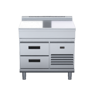 Waldorf 800 Series Btl8900 Rb 900Mm Bench Top Low Back Version Refrigerated Base