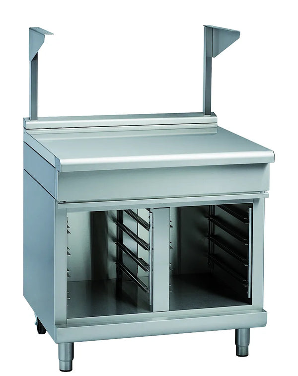 Waldorf 800 Series Btl8900S Cb 900Mm Bench Top Salamander Support Low Back Version Cabinet