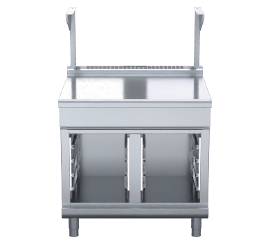 Waldorf 800 Series Btl8900S Cb 900Mm Bench Top Salamander Support Low Back Version Cabinet