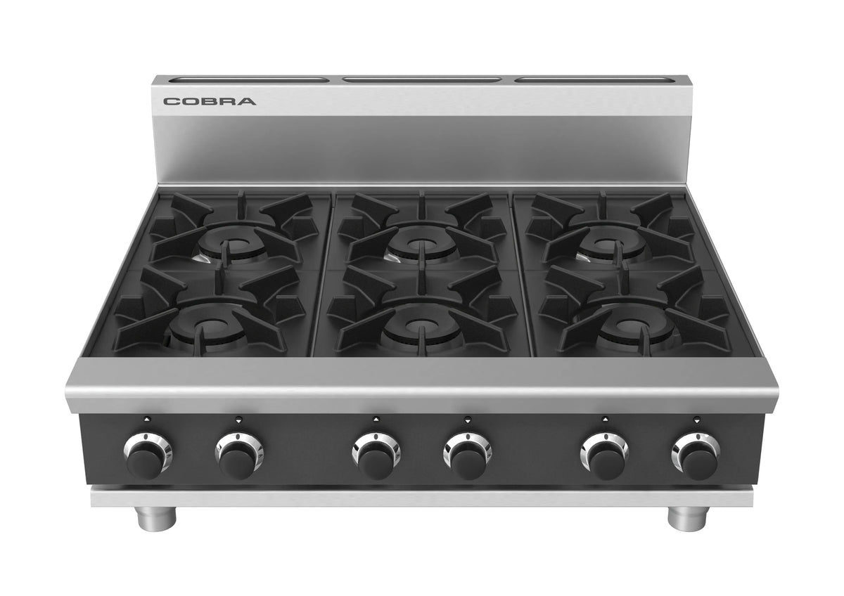 Cobra C9D B 900Mm Six Burner Gas Cooktop Bench Model
