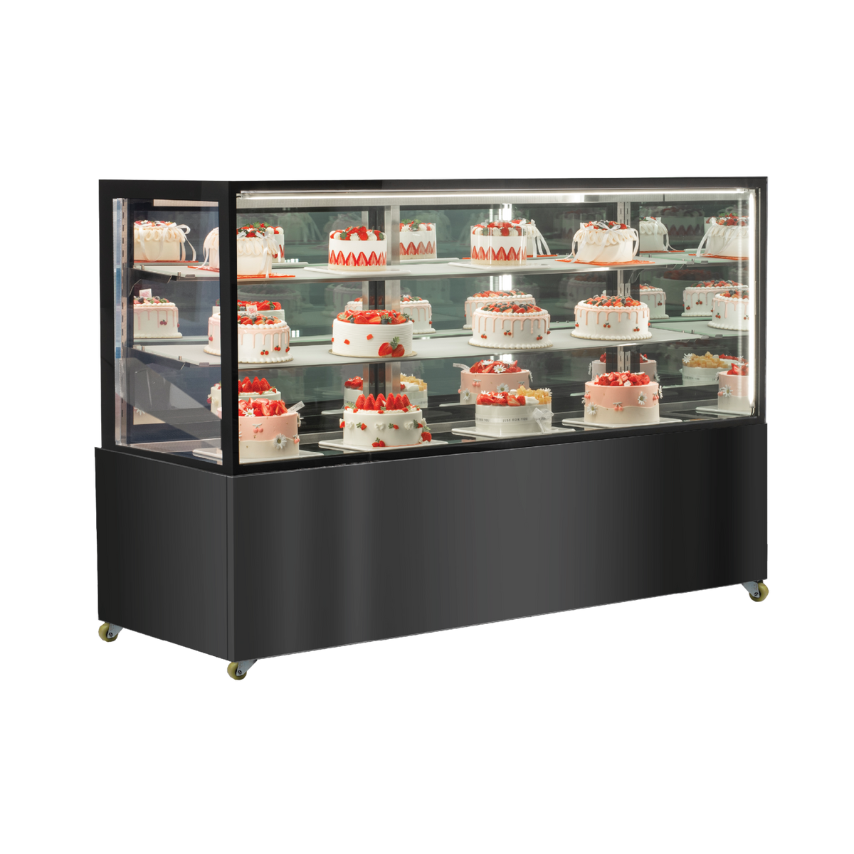 Exquisite CDM218 Three-Tier Cake Display Refrigerators – Mirror Display - Whisk Hospitality - CDM218