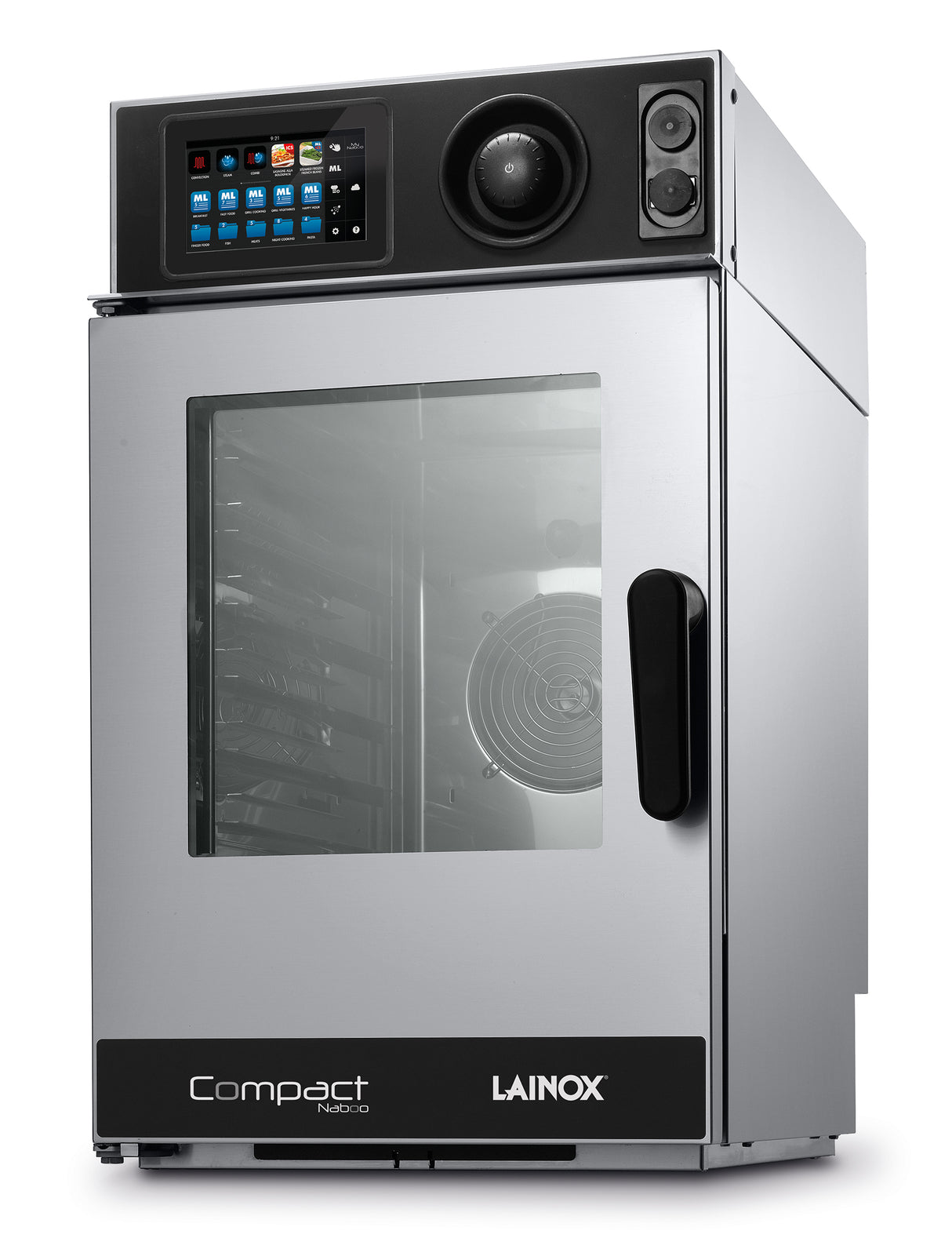 LAINOX 6 x 2/3GN Compact Electric Direct Steam Combi Oven with Touch Screen Controls