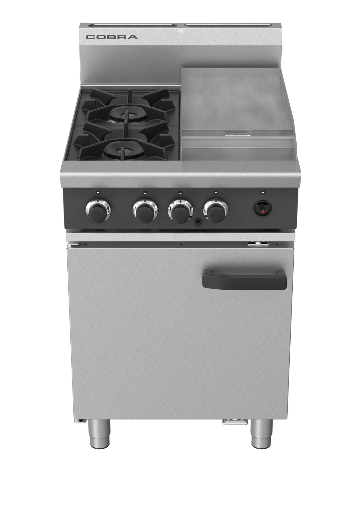 Cobra Cr6C 600Mm Two Burner Griddle Gas Range Static Oven