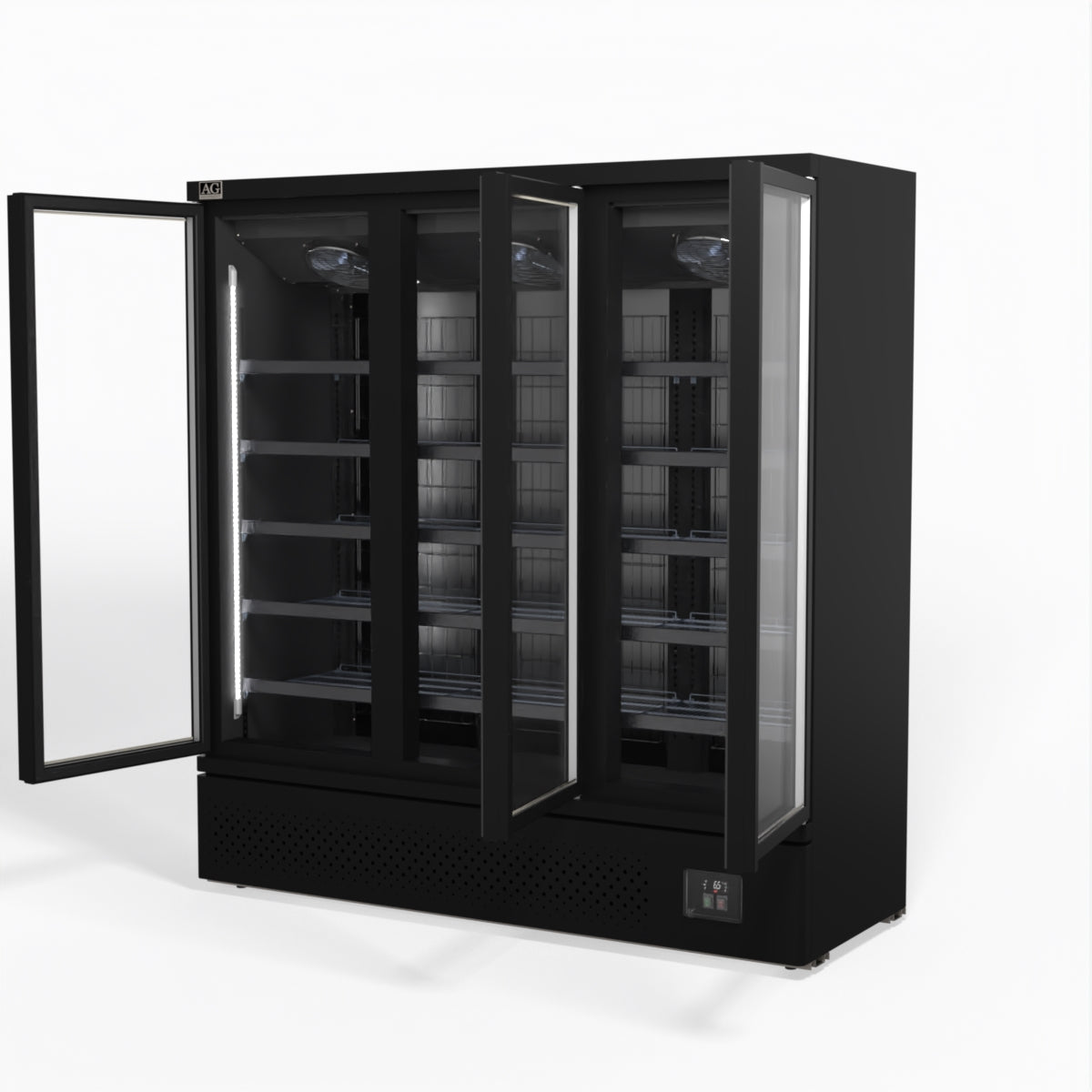 AG Supermarket Three Glass Doors Upright Display Fridge - 1539 Litre CSB1500