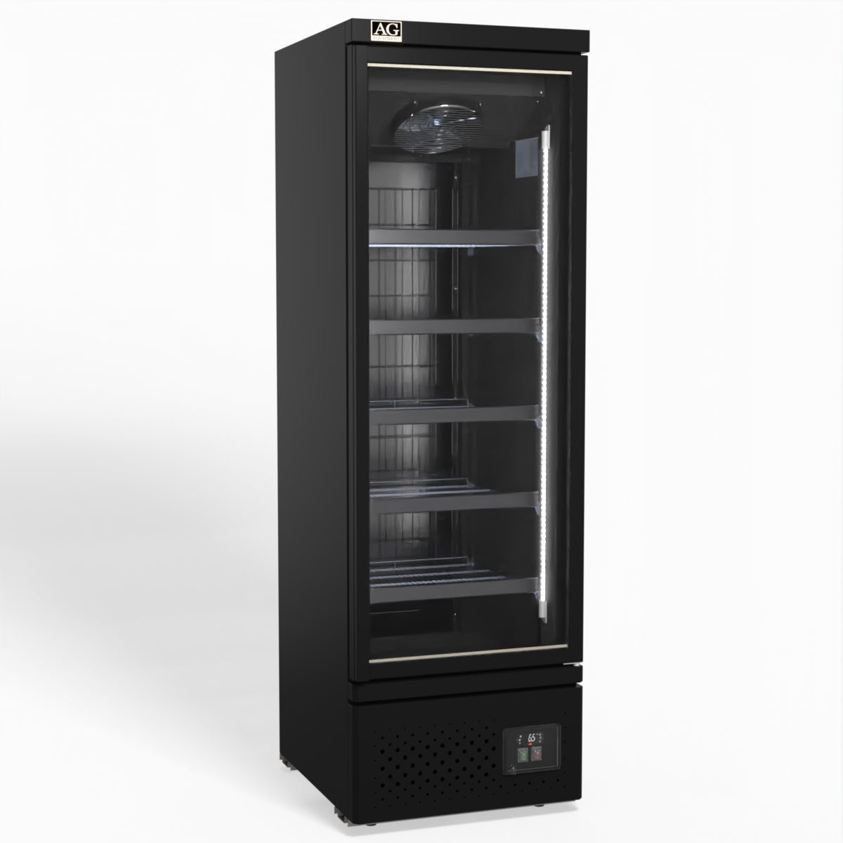 AG Supermarket Single Glass Door Upright Display Fridge - 450 Litre CSB450