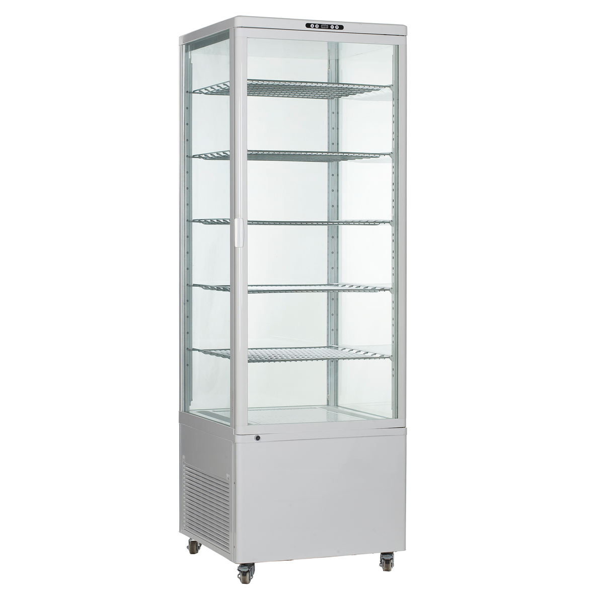 Como 500 500L King Size Floor Standing Refrigerated Display - White - Whisk Hospitality