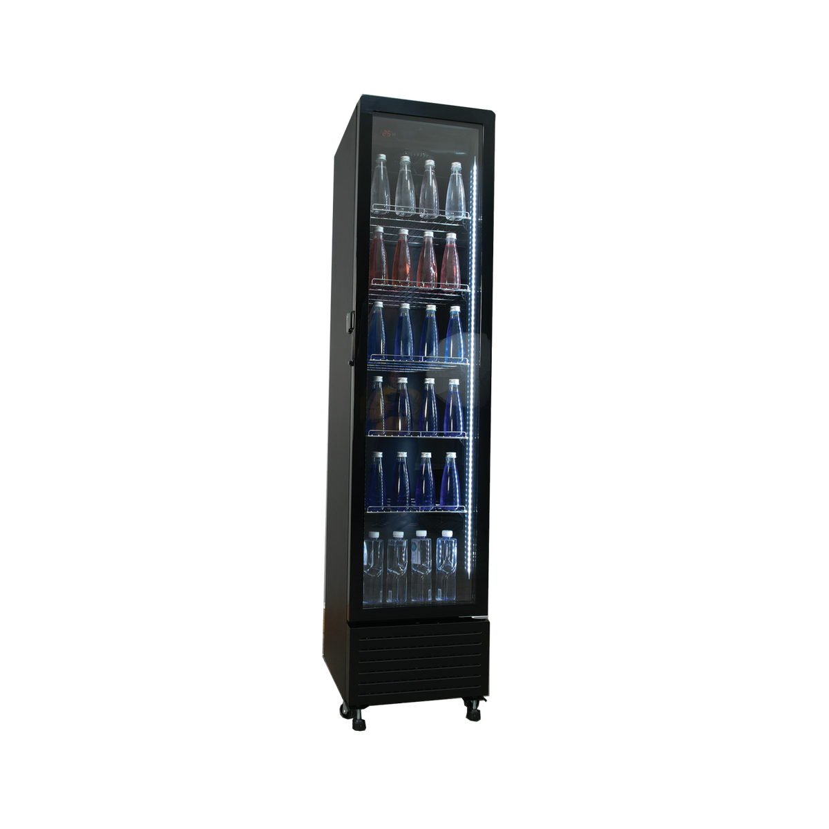 Exquisite One Glass Doors Upright Display Refrigerators – Black - DC230 - Whisk Hospitality
