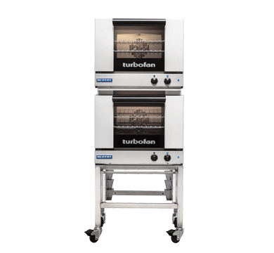Turbofan E22M32 Half Size Tray Manual Electric Convection Ovens Double Stacked