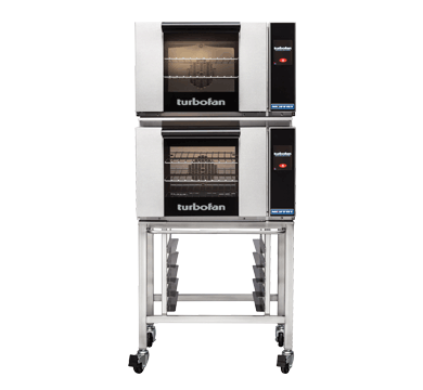 Turbofan E23T32 Half Size Electric Convection Ovens Touch Screen Control Double Stacked 0