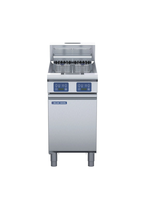 Blue Seal Evolution Series E44E 450Mm Twin Pan Electric Fryer