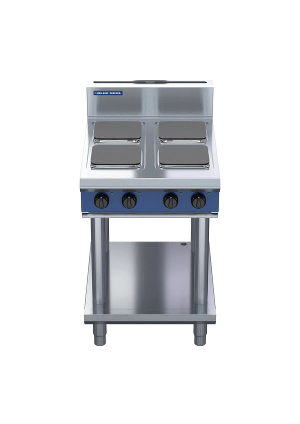Blue Seal Evolution Series E514S Ls 600Mm Electric Cooktop Sealed Hobs Leg Stand