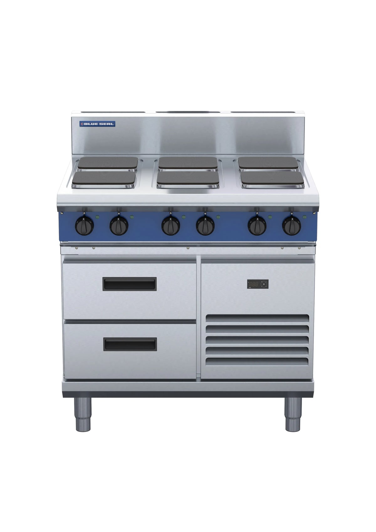 Blue Seal Evolution Series E516S Rb 900Mm Electric Cooktop Sealed Hobs Refrigerated Base