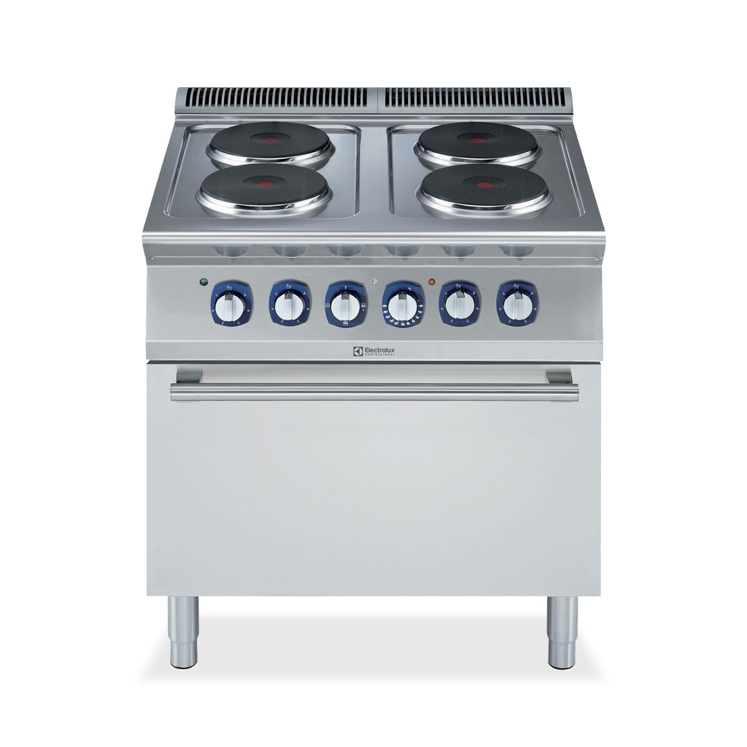 Electrolux 700XP 4 Hob Electric Cook Top on Electric Oven 800mm E7ECEH4RE0 - Whisk Hospitality - E7ECEH4RE0
