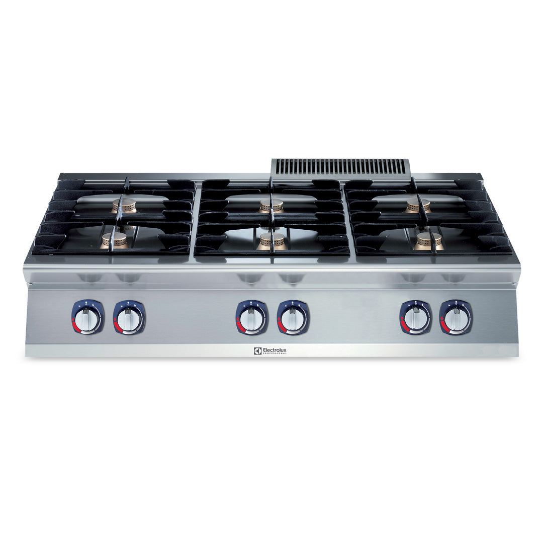 Electrolux 700XP 6 Burner Gas Cook Top 1200mm E7GCGL6C0A - Whisk Hospitality - E7GCGL6C0A