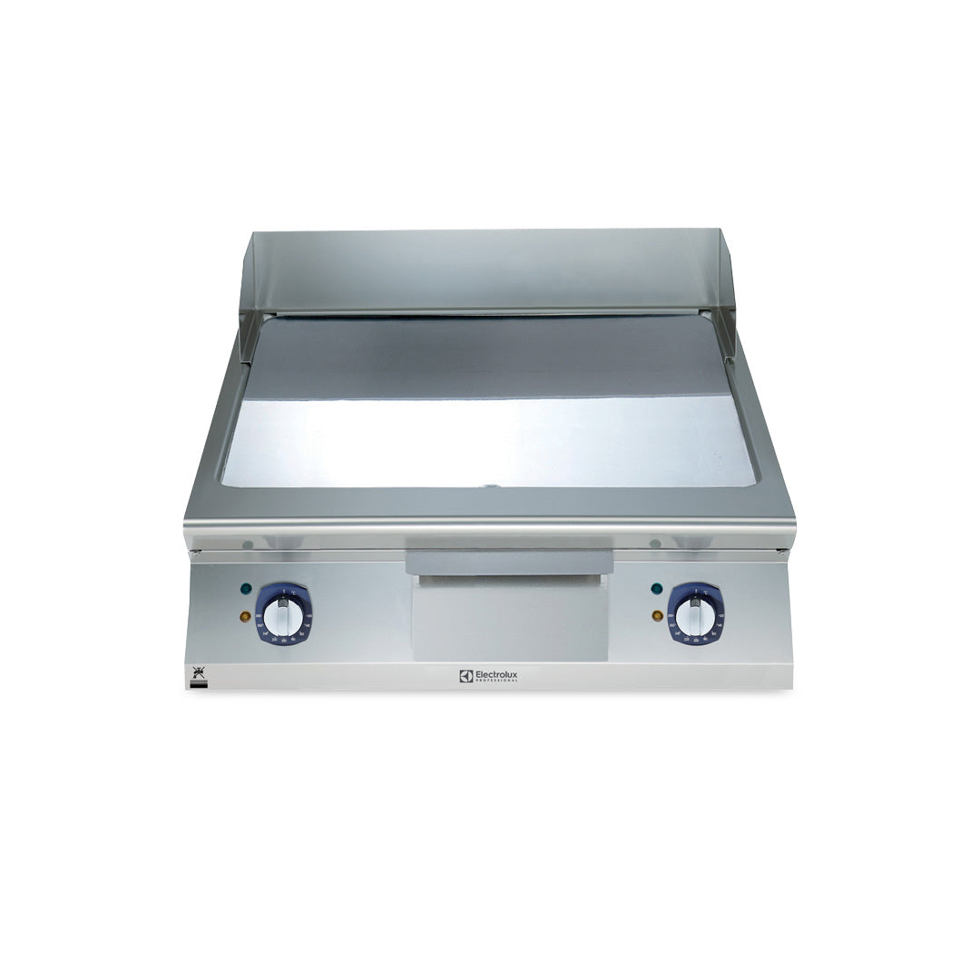 Electrolux 900XP Electric Griddle Plate with Smooth Polished Chrome Plate 800mm E9FTEHCS00 - Whisk Hospitality - E9FTEHCS00