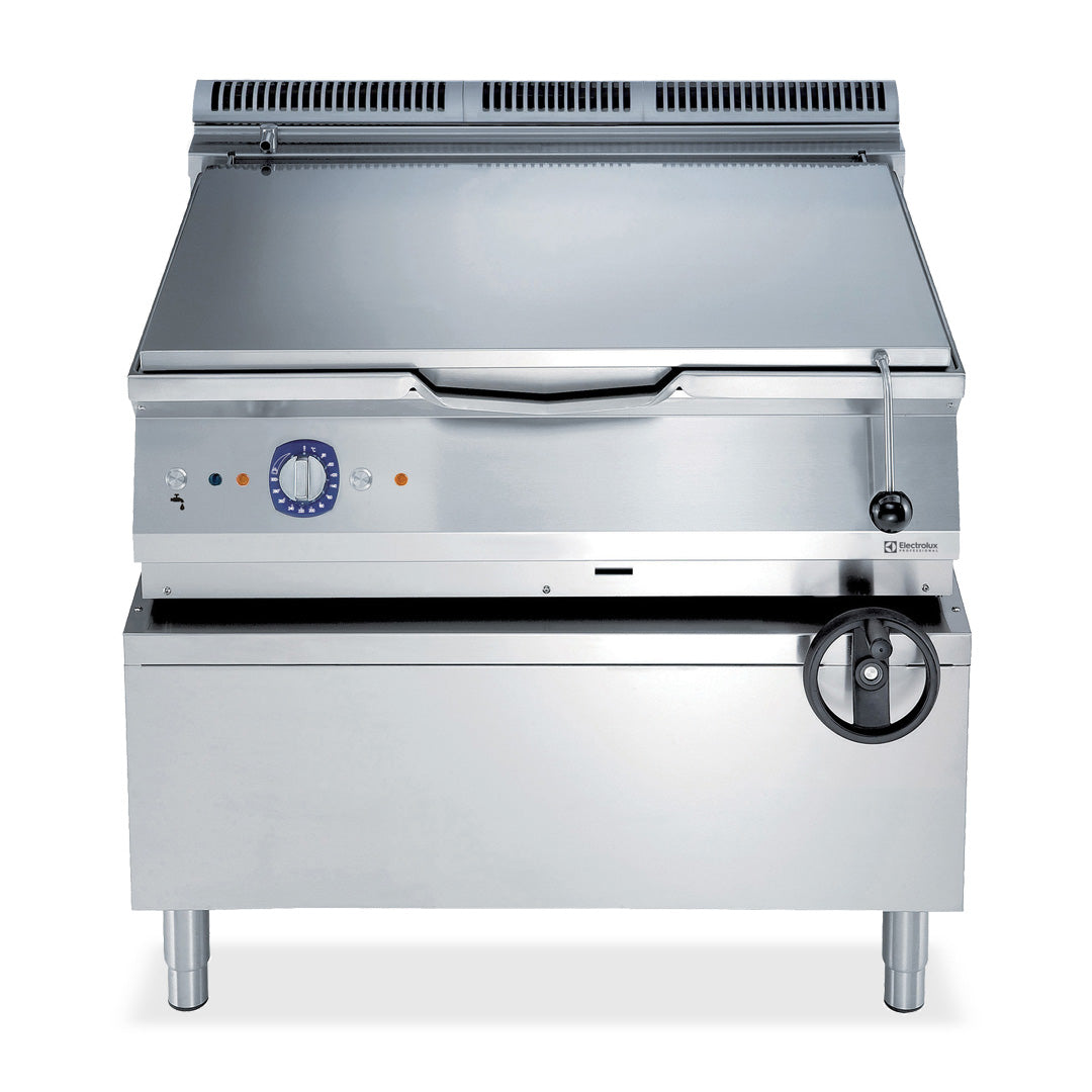 Electrolux 900XP 100L Gas Bratt Pan with Duomat Bottom and Manual Tilting E9PPCSBAMG - Whisk Hospitality - E9PPCSBAMG