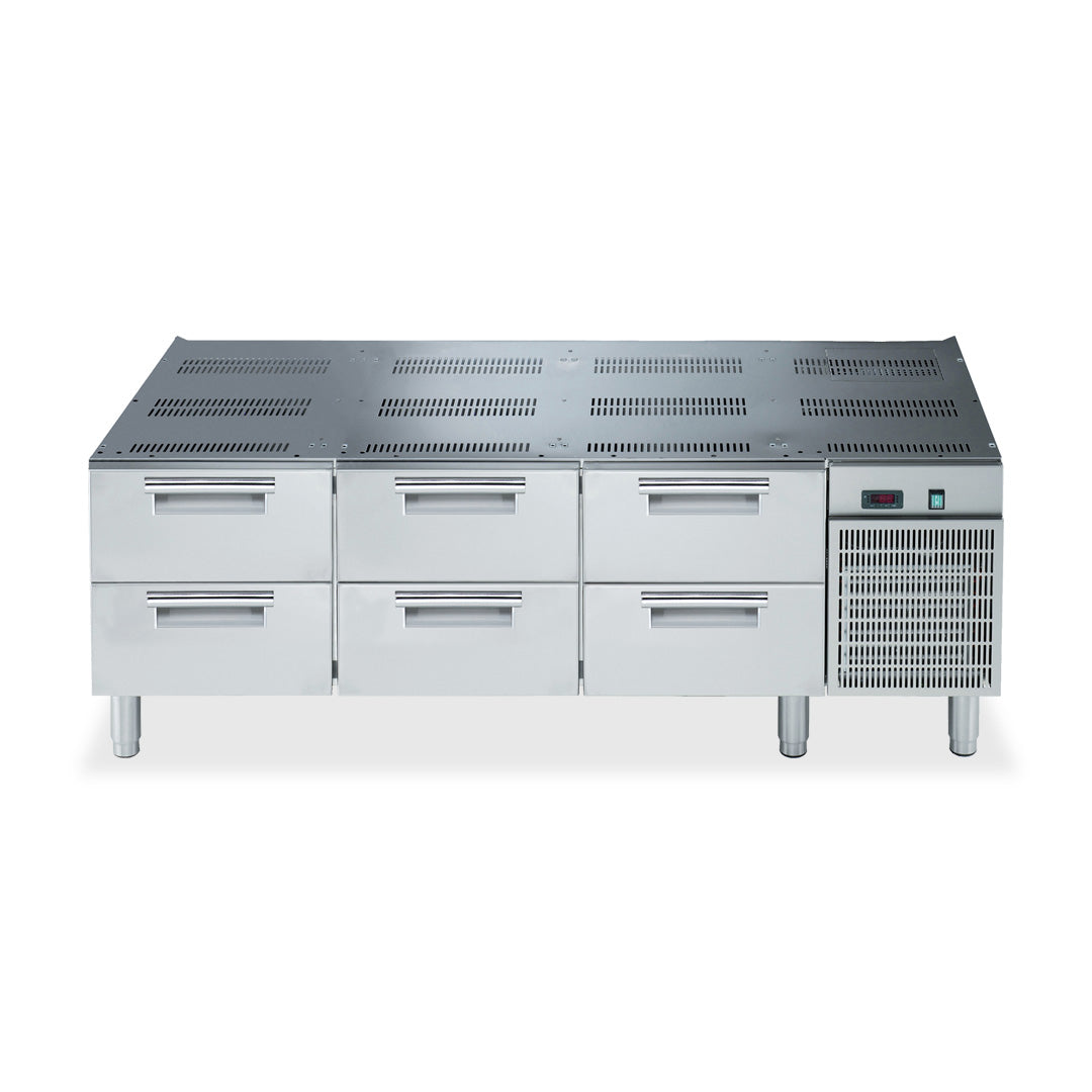 Electrolux 900XP Refrigerated Base with 6 Drawers 1600mm E9TTBECOMKN - Whisk Hospitality - E9TTBECOMKN