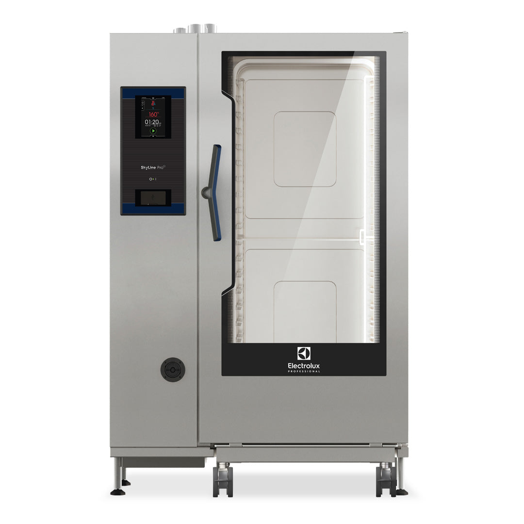 Electrolux SkyLine ProS 20 x 2/1GN Gas Direct Steam Combi Oven with Touch Controls ECOE202K2U0 - Whisk Hospitality - ECOE202K2U0