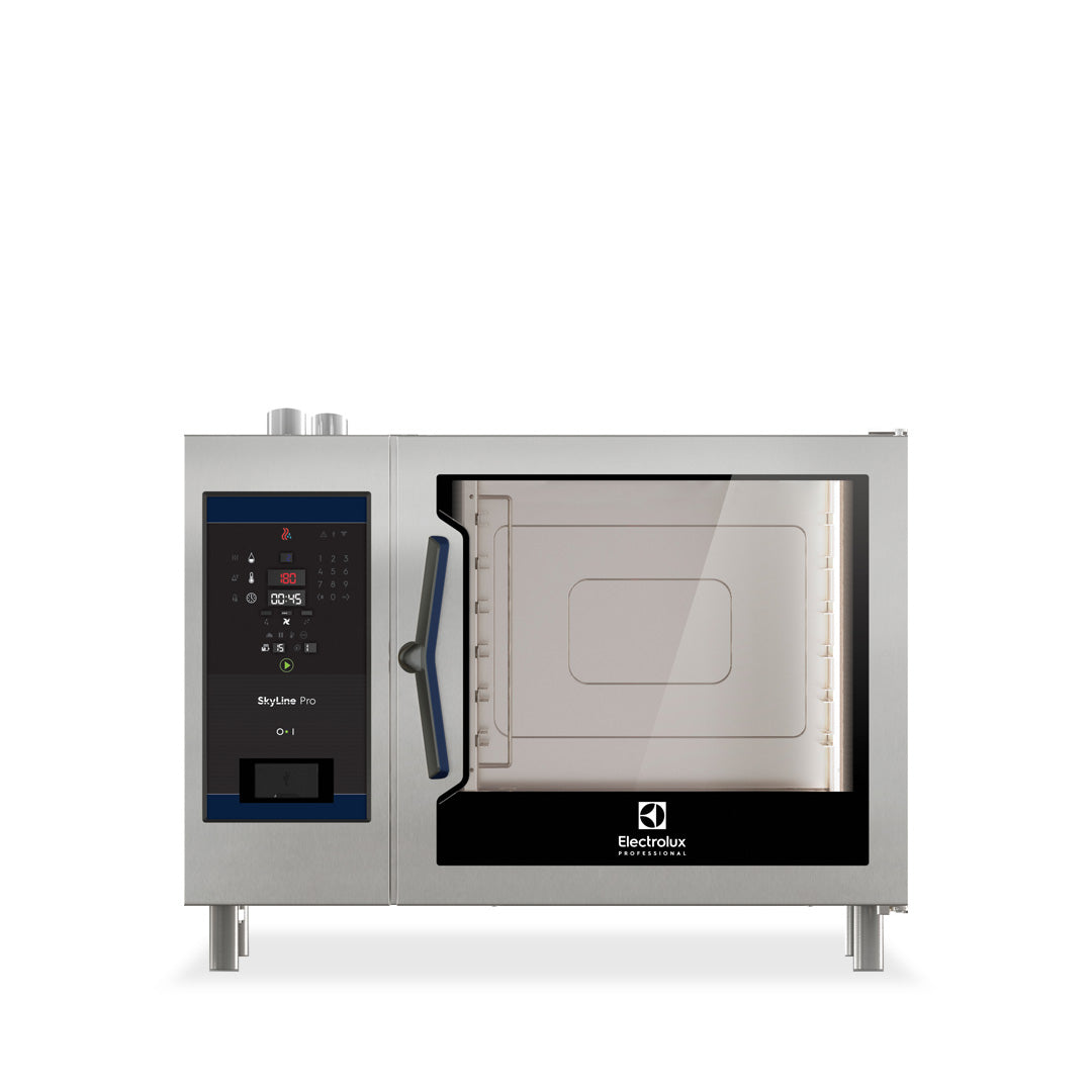 Electrolux SkyLine Pro 6 x 2/1GN Electric Direct Steam Combi Oven with Digital Controls ECOE62C2S0 - Whisk Hospitality - ECOE62C2S0