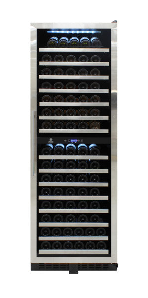 Vinotemp EL-142SDST Dual-Zone Wine Cooler (155 Bottles)