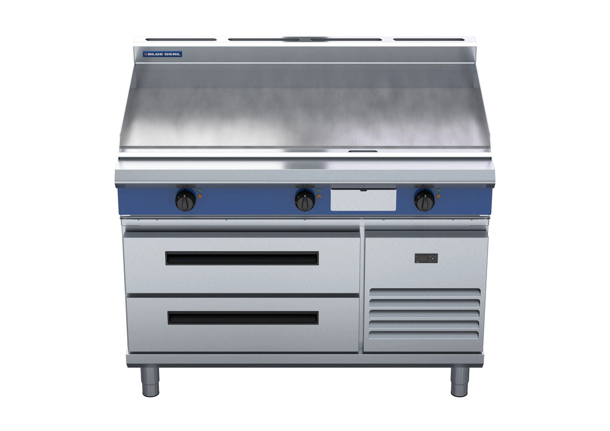 Blue Seal Evolution Series Ep518 Rb 1200Mm Electric Griddle Refrigerated Base