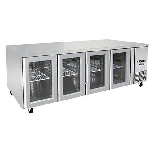 Atosa EPF3741 4 Door Undercounter Fridge
