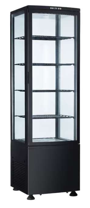 Exquisite 4-Sided Glass Upright Display Fridge - CTD280 - Whisk Hospitality