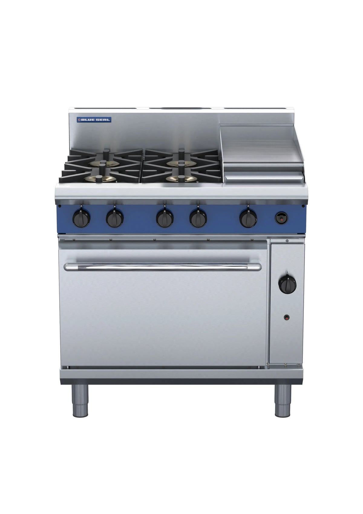 Blue Seal Evolution Series G506C 900Mm Gas Range Static Oven