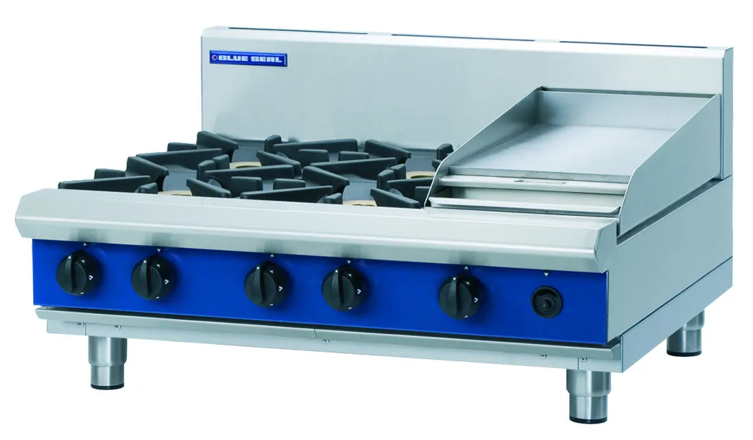 Blue Seal Evolution Series G516C B 900Mm Gas Cooktop Bench Model