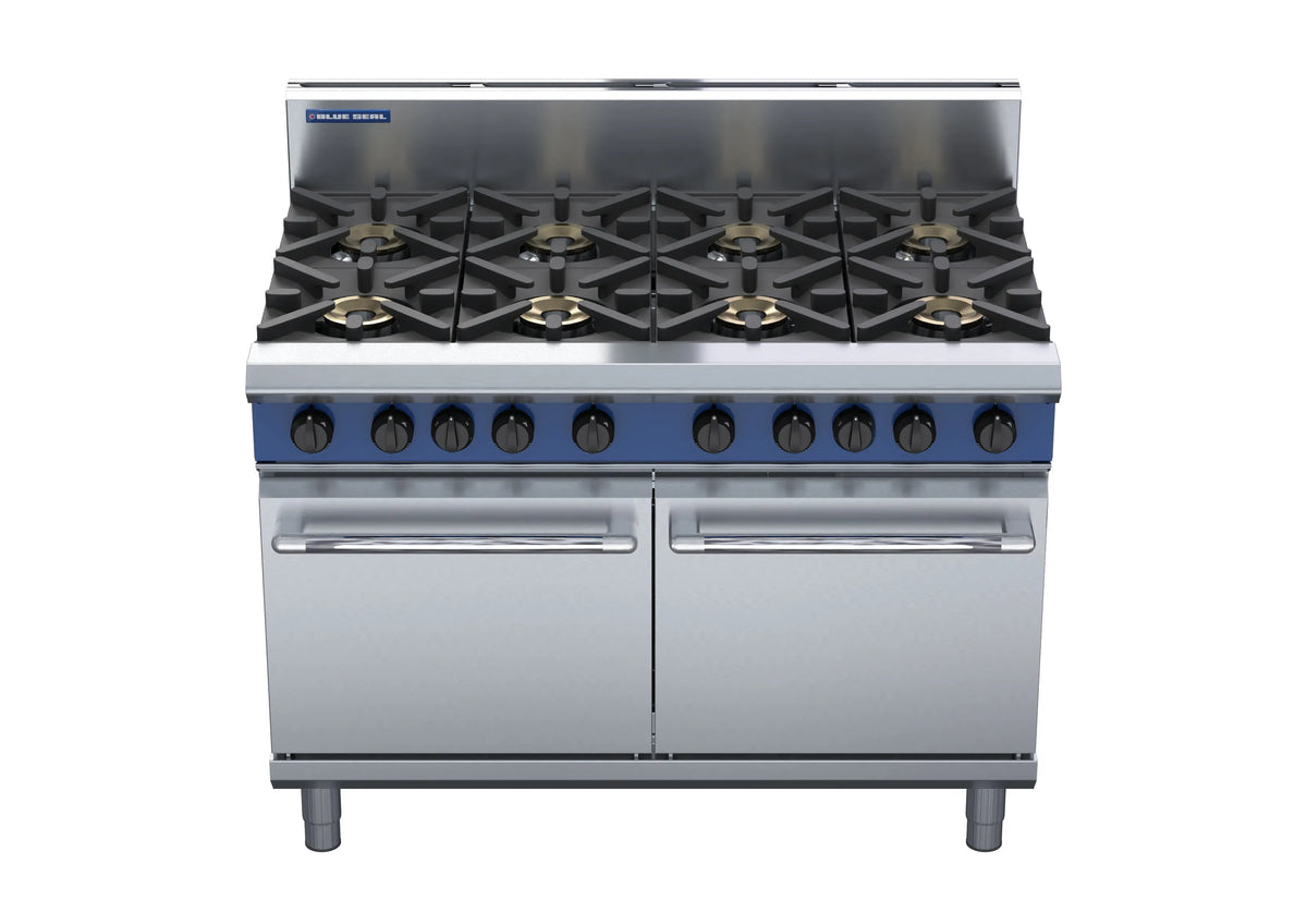 Blue Seal Evolution Series G528D 1200Mm Gas Range Double Static Oven