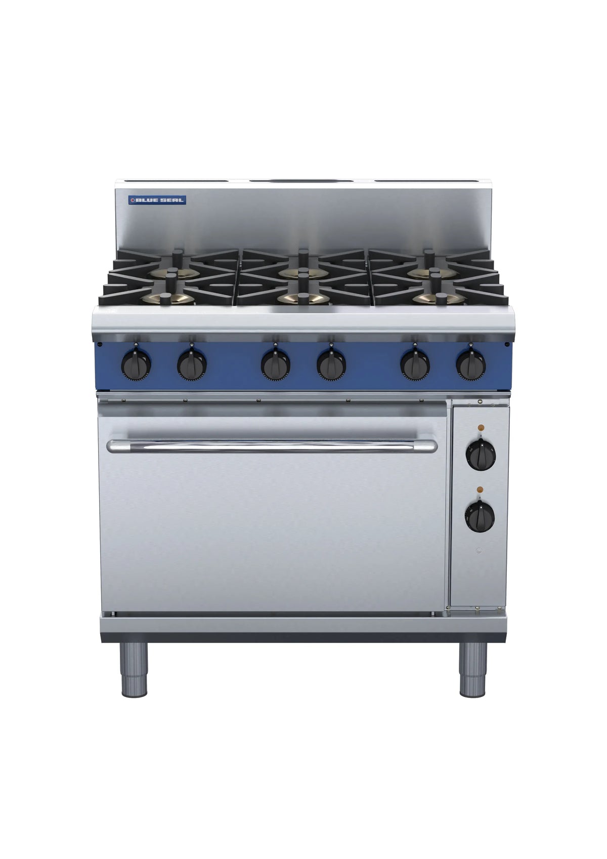 Blue Seal Evolution Series Ge506D 900Mm Gas Range Electric Static Oven