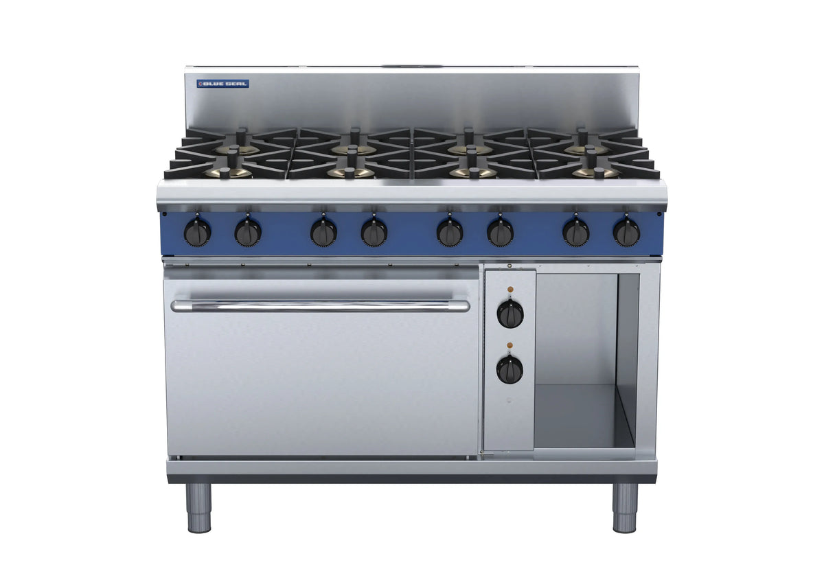 Blue Seal Evolution Series Ge508D 1200Mm Gas Range Electric Static Oven